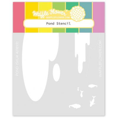 Waffle Flower Stencil - Pond